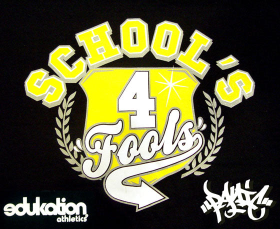 Schools 4 Fools college b-boy battle logo, Loyola Marymount University, 2011