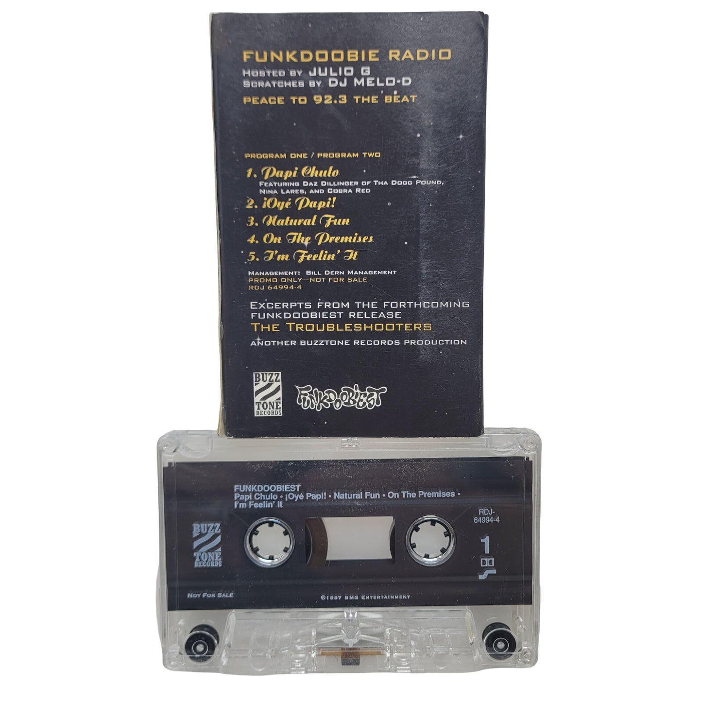 Funkdoobiest - Funkdoobie Radio (Promo) 5-Track (Troubleshooters) Cassette Oop!