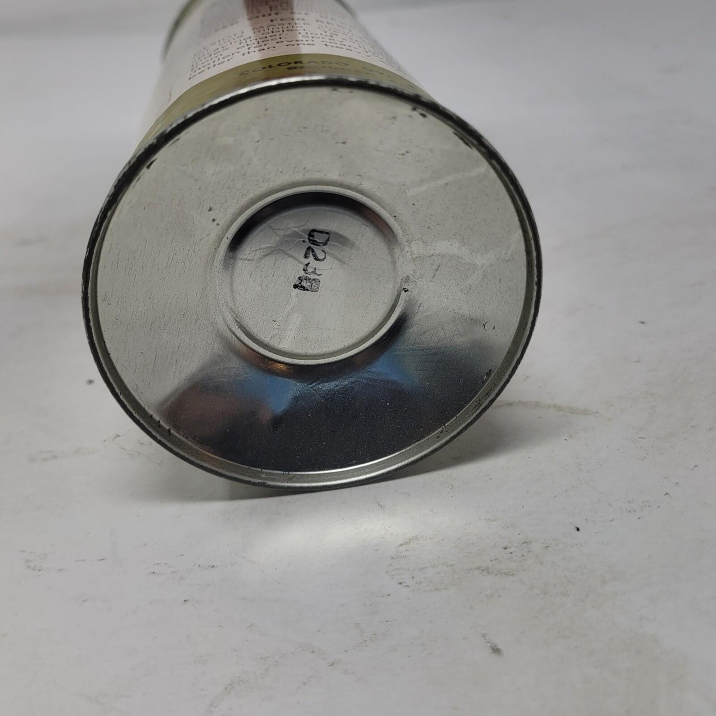 Vintage Design Master Floralescent Spray Paint Metal Lid Bright Gold empty Can