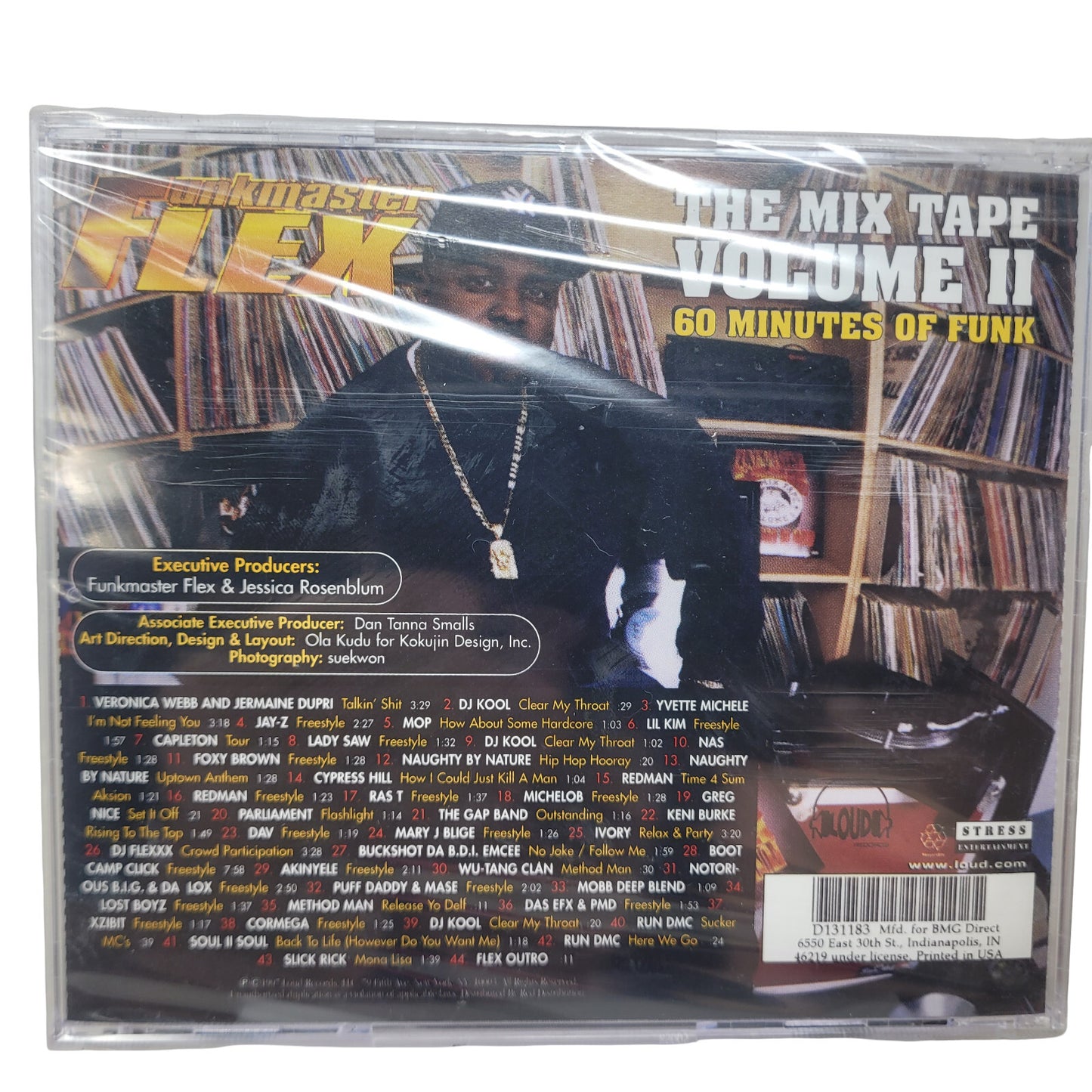 Funkmaster Flex Presents The Mix Tape Volume 2 II CD 60 Minutes Funk New Sealed