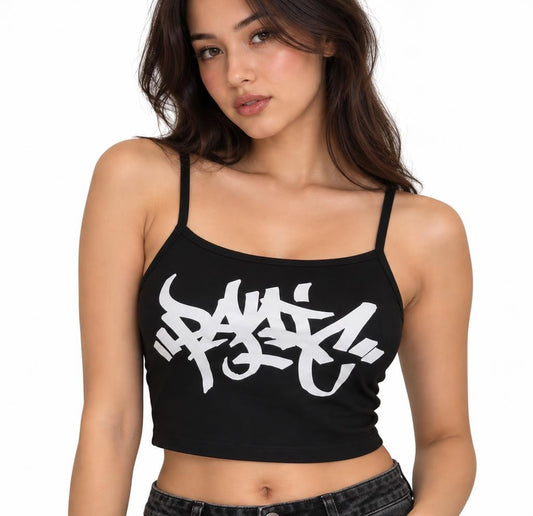 The Tag Logo Cropped Tank