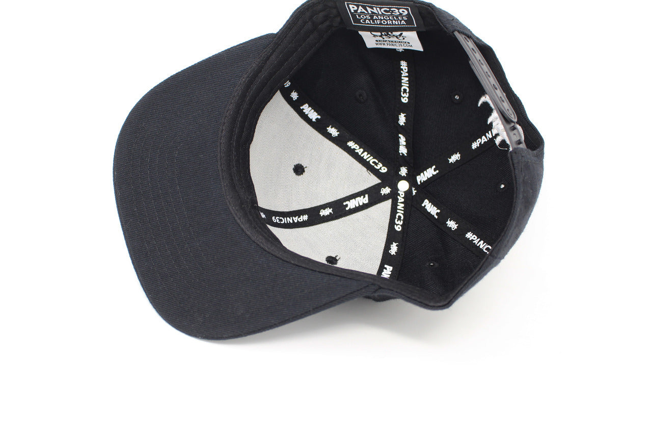 The 3D Tag Snapback Hat in Black - concreteaddicts