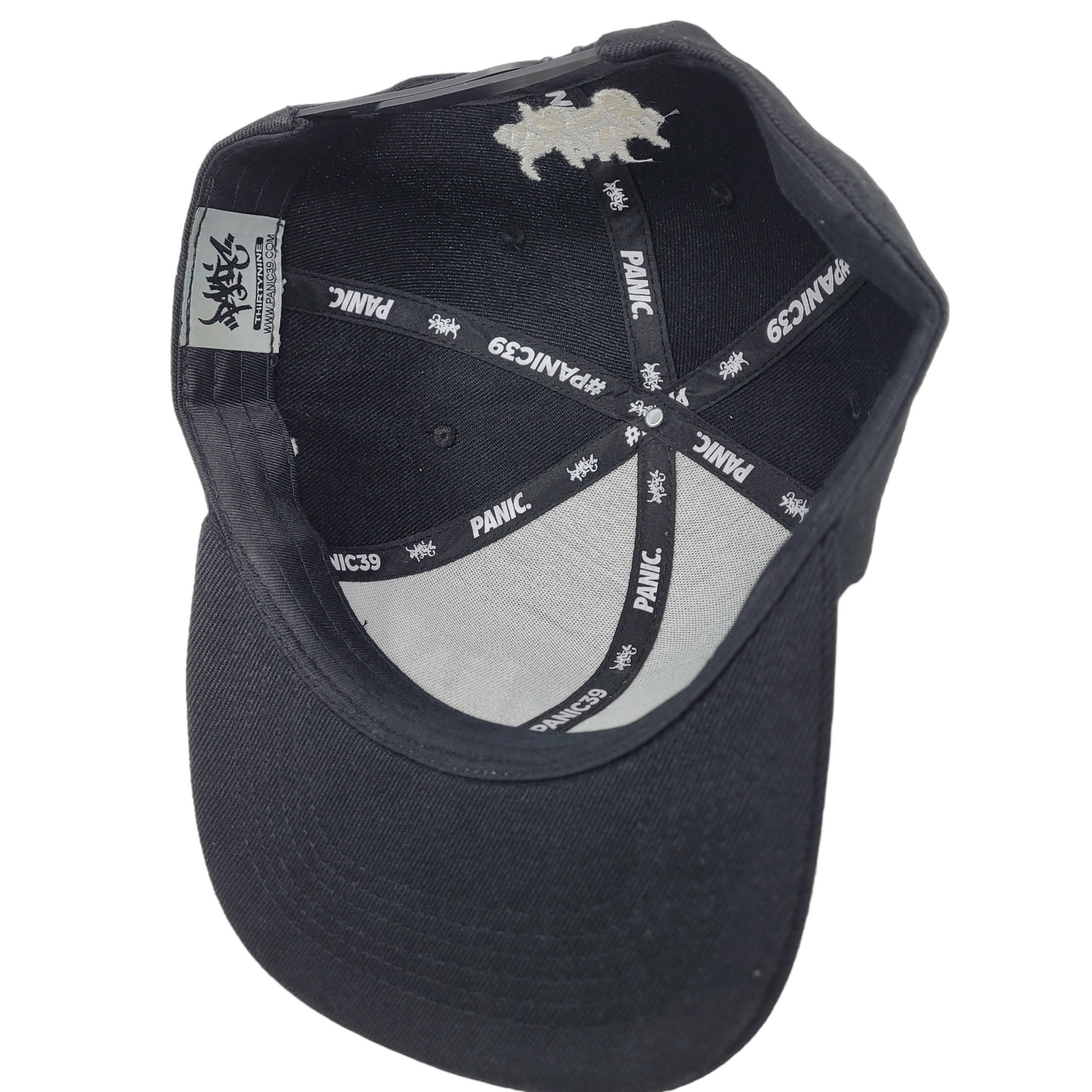 CASQUETTE DE BASEBALL SNAPBACK JUNGLIST BLACK PANIC 39