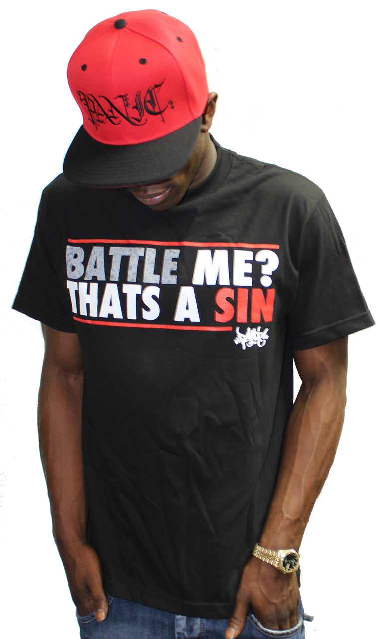 Panic 39 The Battle Me Mens Tee Shirt - bboys com