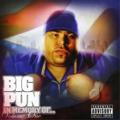 Big Pun In Memory Of album cover with the Puerto Rican flag