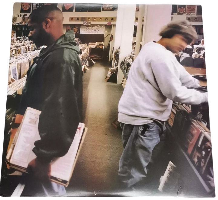 DJ Shadow Endtroducing album cover shot in a record store