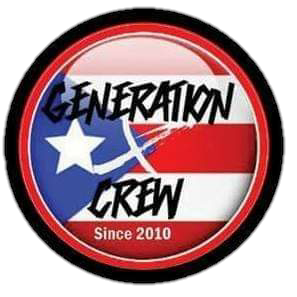 Generation X Crew logo with the Puerto Rican flag