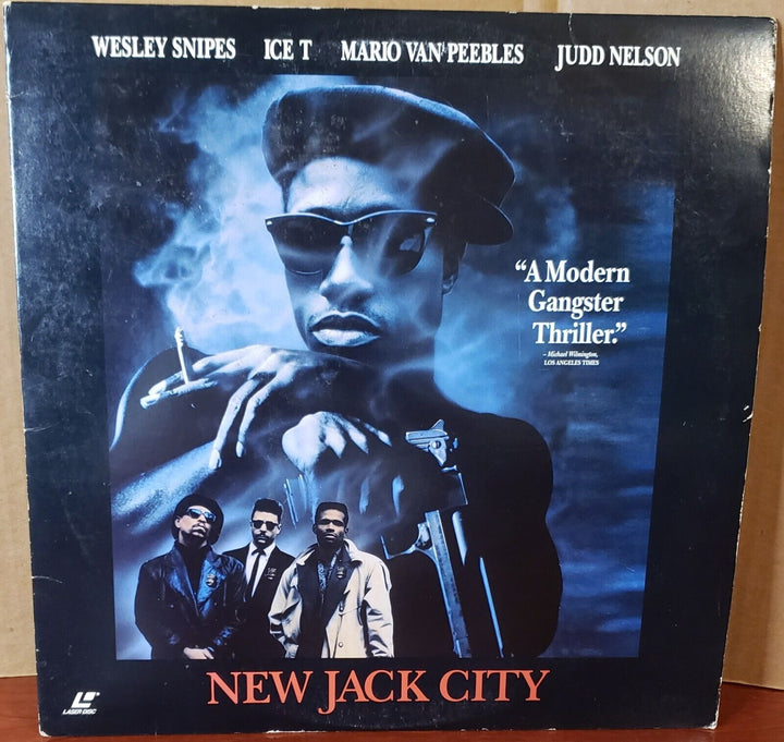 New Jack City LaserDisc cover with Wesley Snipes and Ice-T
