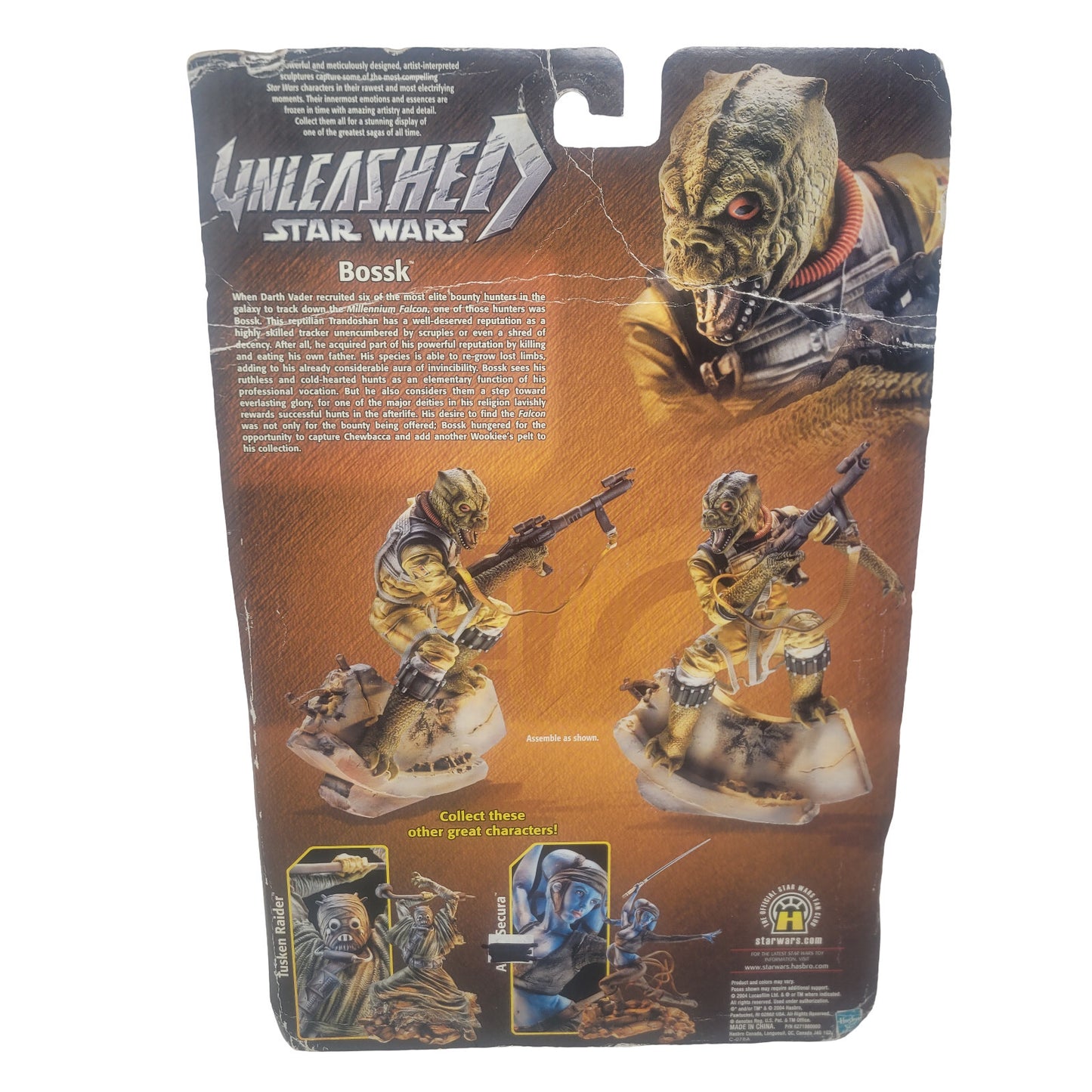 Star Wars Unleashed Bossk Bounty Hunter Statue Action Figure Hasbro 2004 ESB - Panic 39