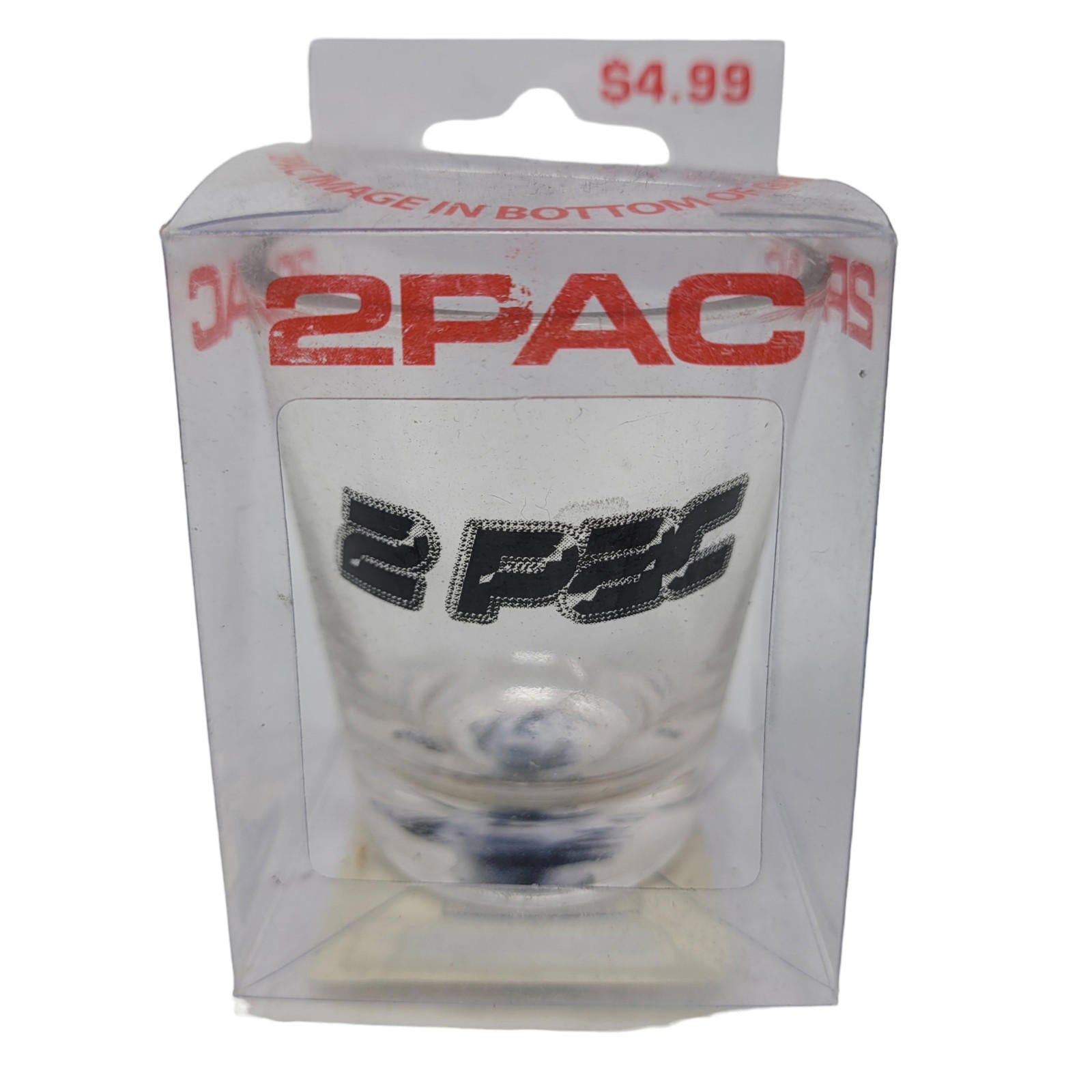 Tupac 2PAC Shot Glass Shooter 2-3/8" 90s Gangster Rap Hip Hop Oldschool - Panic 39