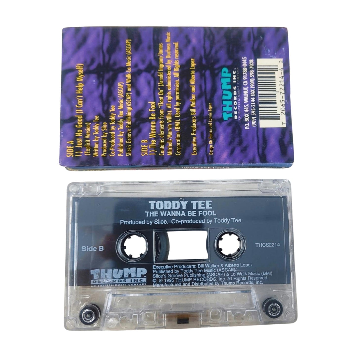 Toddy Tee Cassette SINGLE Just No Good The Wanna Be Fool EXPLICIT
