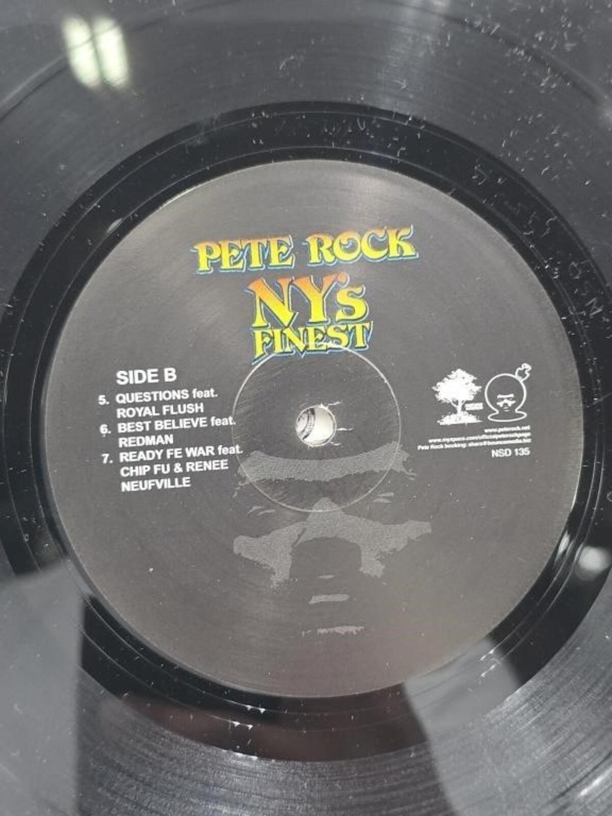 Pete Rock - NY's Finest Double LP Vinyl Record Autographed Signed Hip Hop 2008 - Panic 39