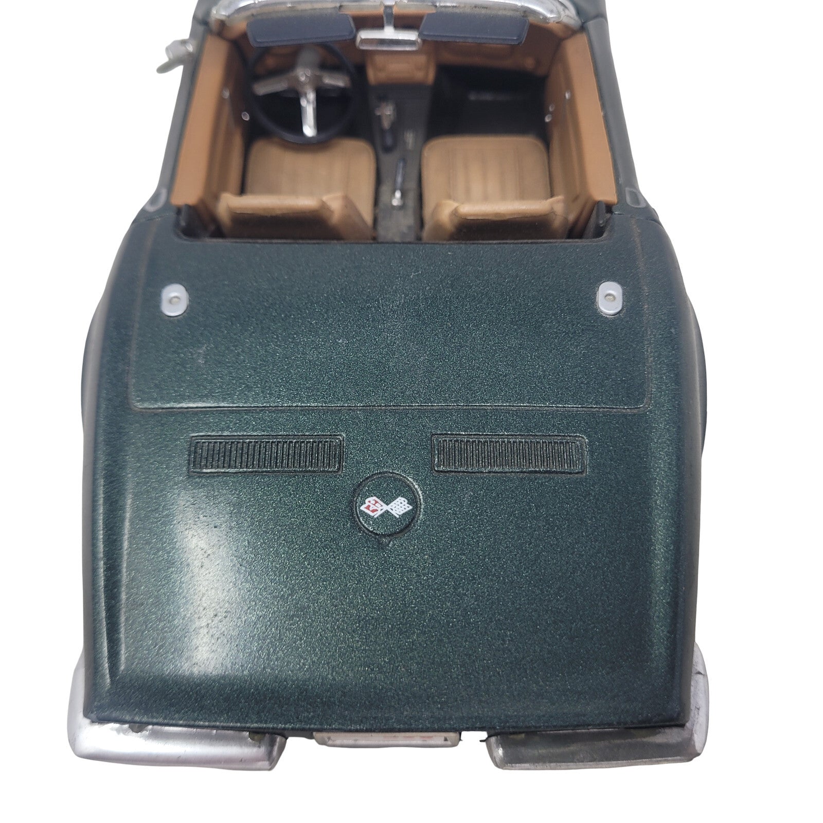 Revell 1969 Chevrolet Corvette Stingray Convertible 1/18 Diecast L89 427 Green - Panic 39