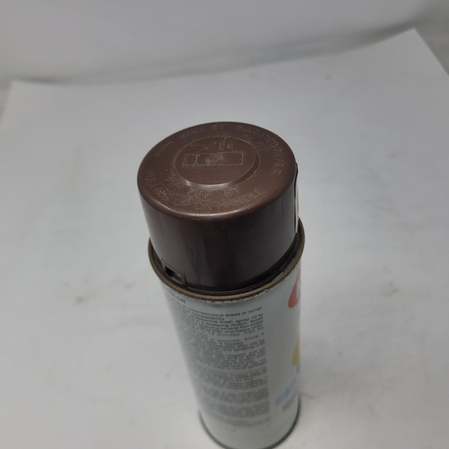 Vintage Krylon Leather Brown 2501 1991 90s Barcode Label Spray Paint Can