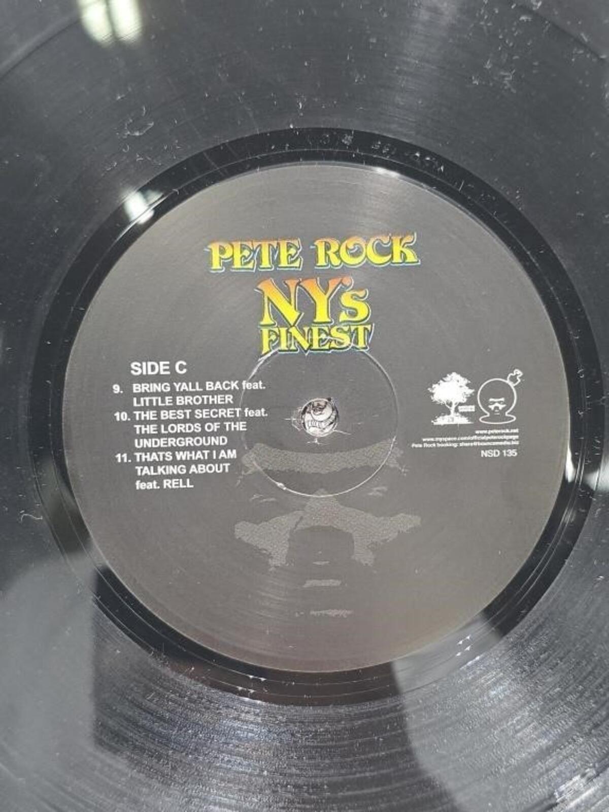 Pete Rock - NY's Finest Double LP Vinyl Record Autographed Signed Hip Hop 2008 - Panic 39