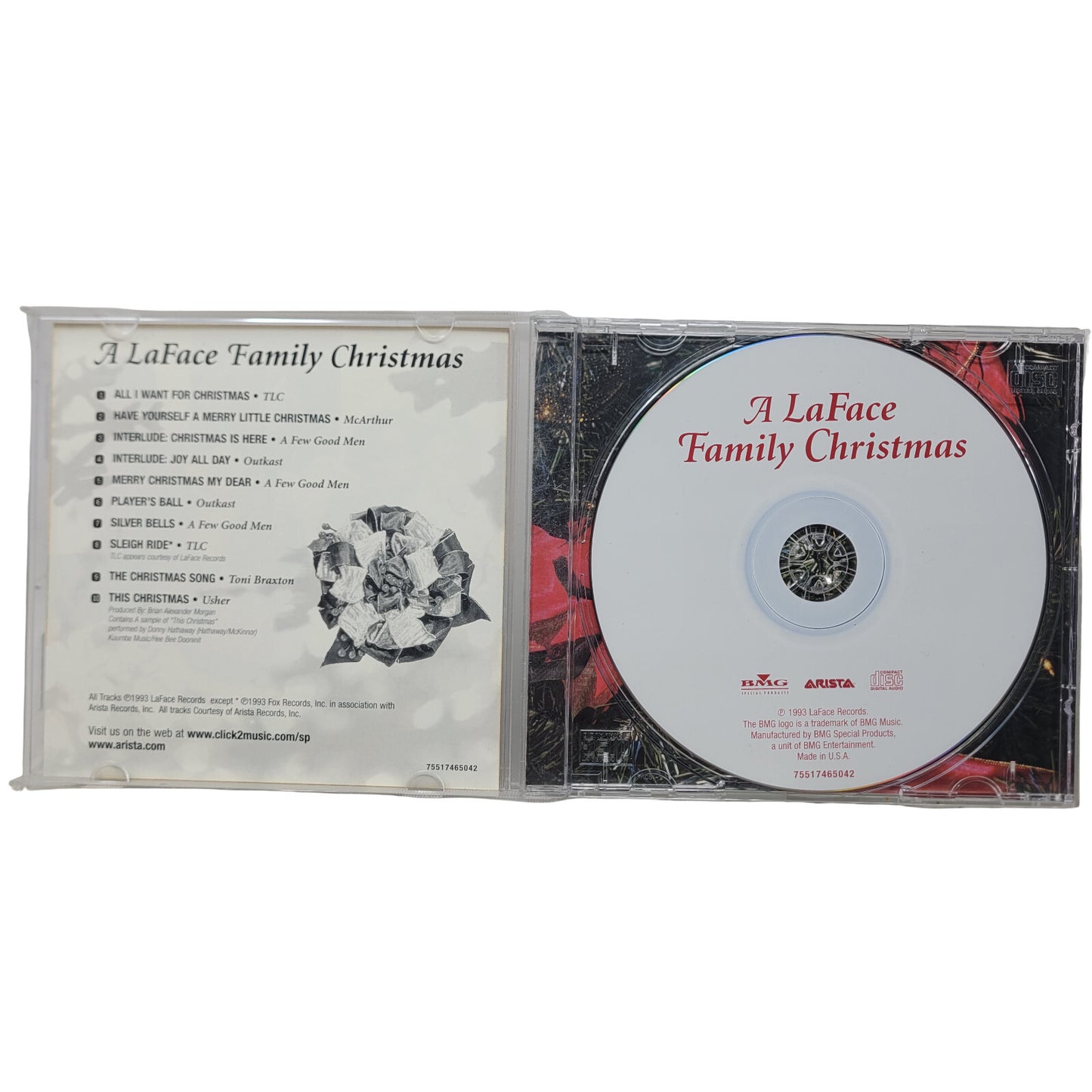 A LaFace Family Christmas CD 1993 TLC Outkast Usher Toni Braxton Holiday - Panic 39