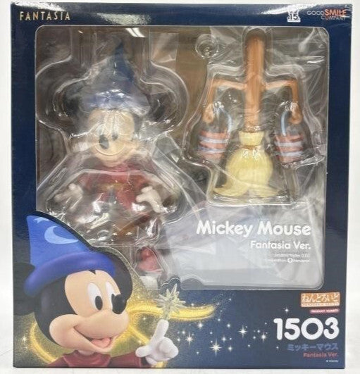 Nendoroid 1503 Mickey Mouse: Fantasia Ver. GOOD SMILE Figure New Sealed