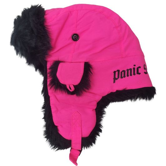 The Old E Aviator Hat in Neon Pink and Black