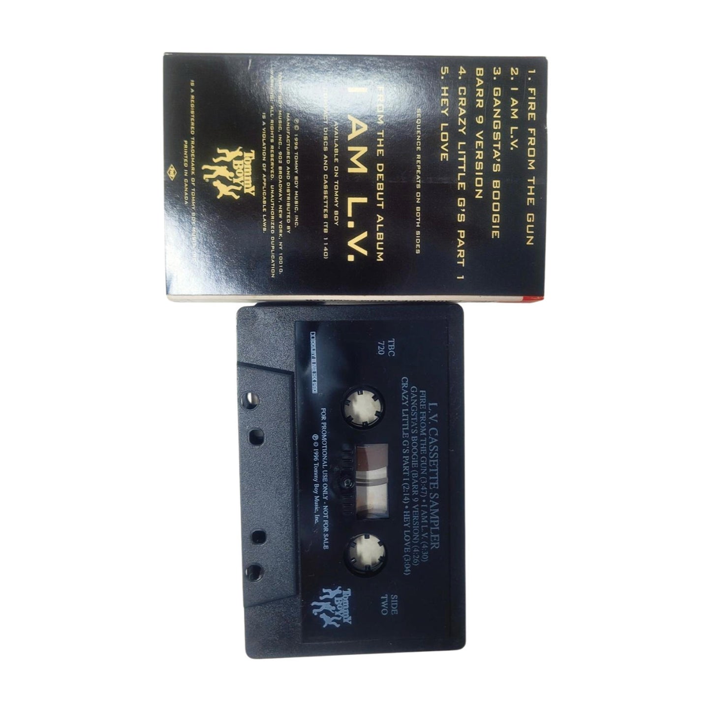 L.V. I Am L.V. Sneak Preview Cassette Sampler Tape The Soul of South Central LA