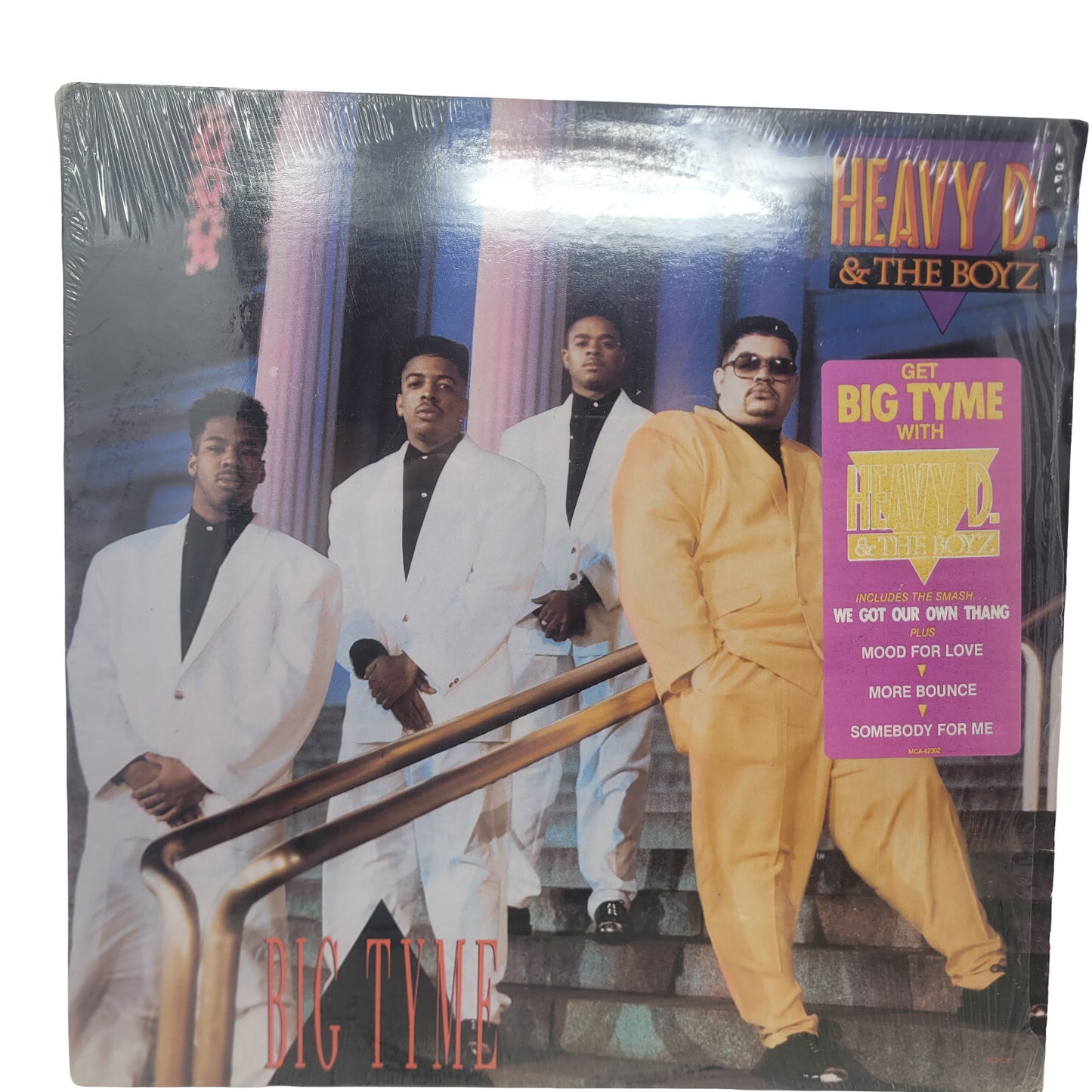 Heavy D. & the Boyz Big Tyme LP Vinyl 1989 MCA Records Hip Hop