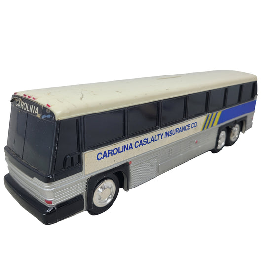 Carolina Casualty Insurance Vintage MCI Motorcoach Bus Plastic Coin Bank No 200 - Panic 39