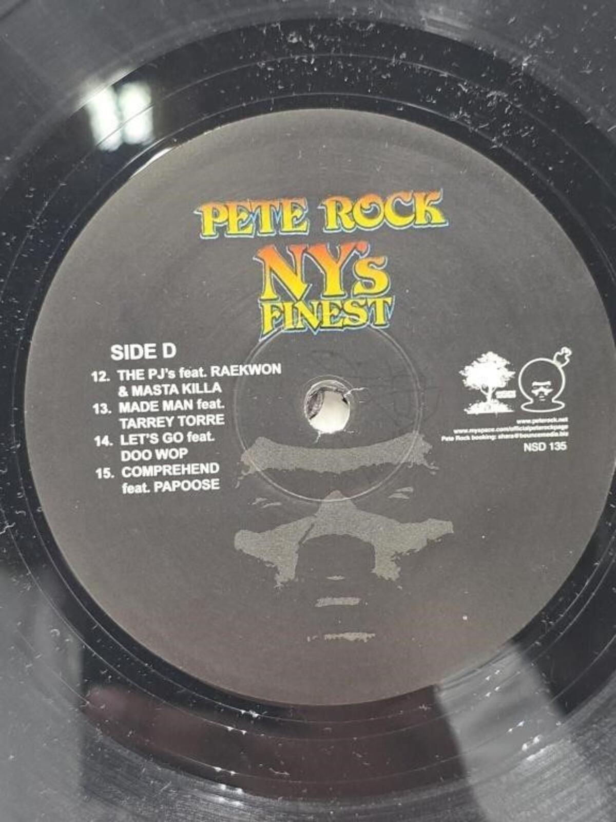 Pete Rock - NY's Finest Double LP Vinyl Record Autographed Signed Hip Hop 2008 - Panic 39