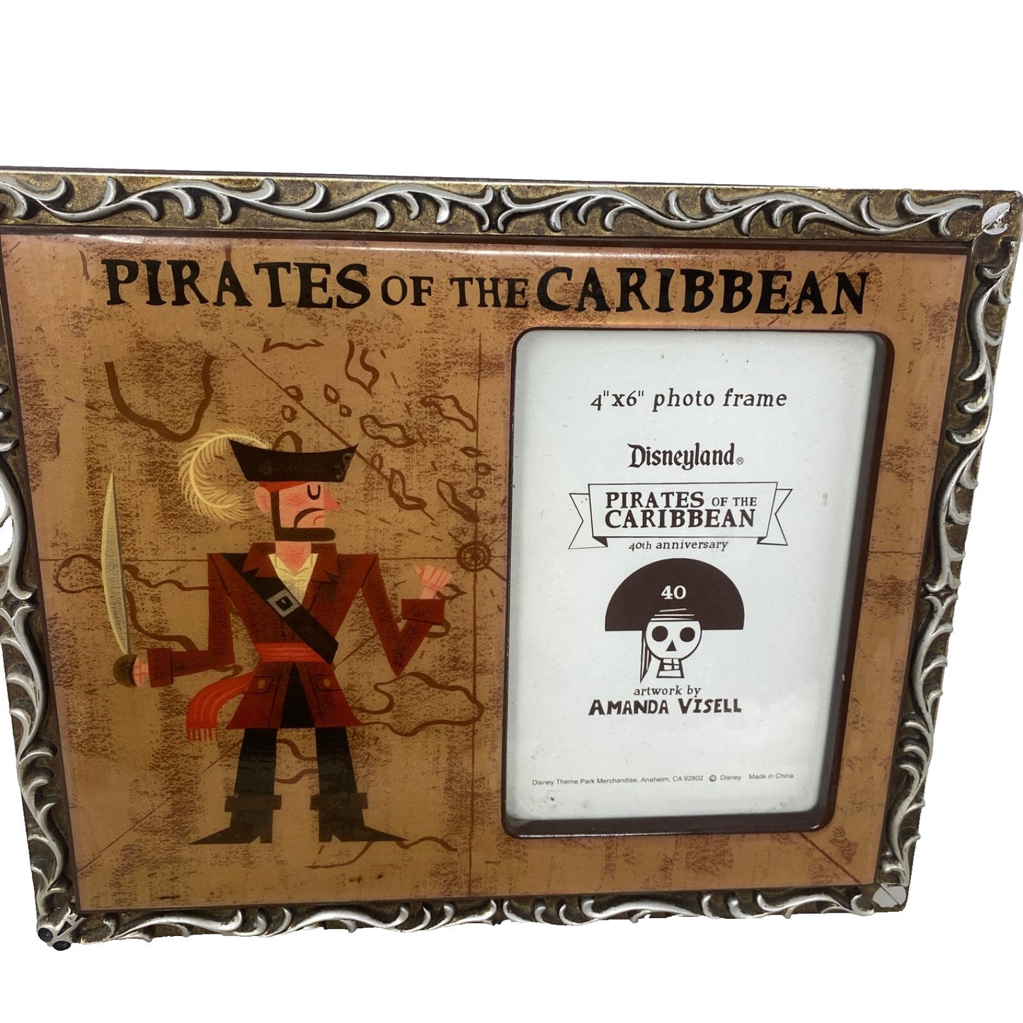 Disney Pirates of the Caribbean 40th Anniversary Photo Frame Amanda Visell 4"x6" - Panic 39