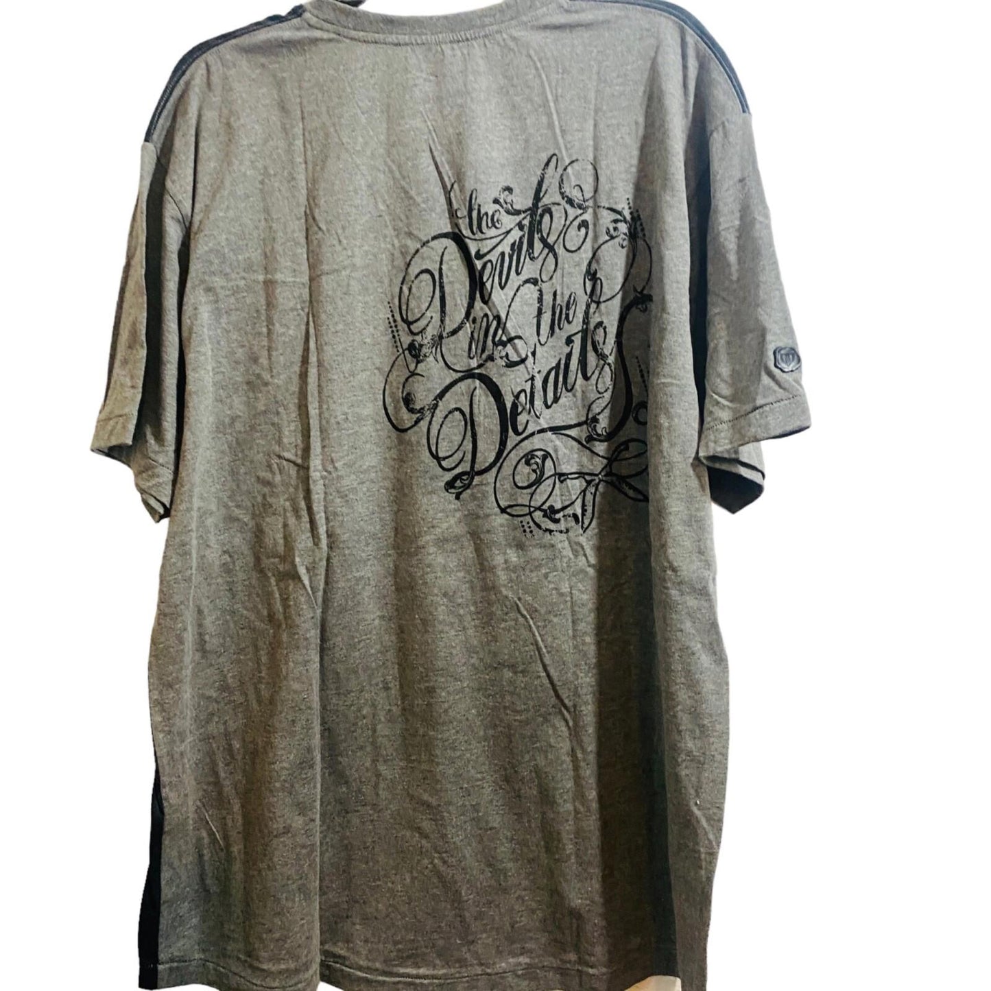 Artful Dodger Devils Pocket Tee Charcoal Gray Streetwear Vintage Hip Hop 3XL