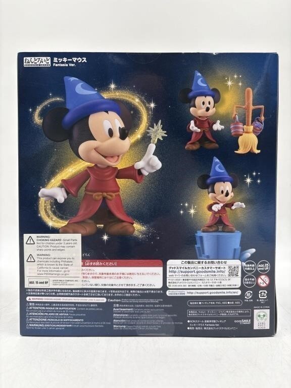 Nendoroid 1503 Mickey Mouse: Fantasia Ver. GOOD SMILE Figure New Sealed