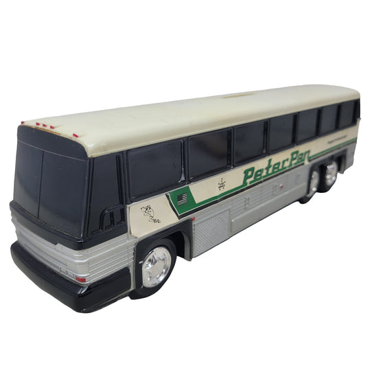 Vintage Peter Pan Bus Lines Plastic Coin Bank Toy Souvenir MCI Coach No. 200 - Panic 39