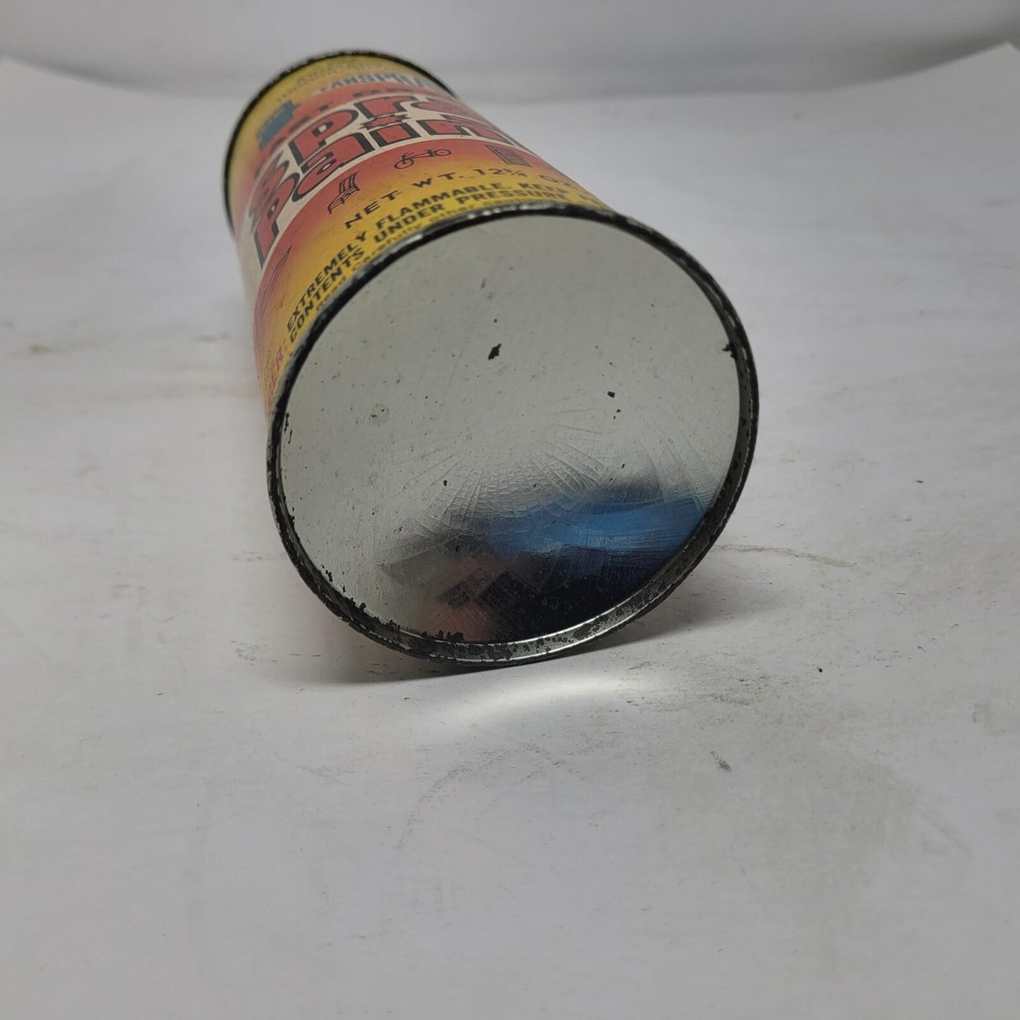 Vtg 1960's 1970's Fanspray Fast Drying #509 Avocado Paper Label Spray Paint Can