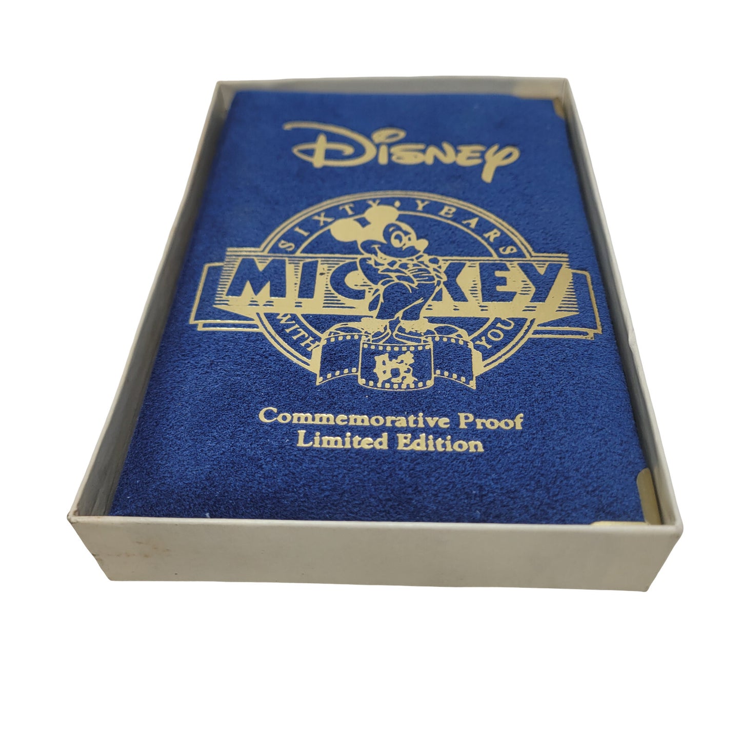 1988 Disney Mickey 60 Years Sorcerers Apprentice 1/4 oz 999 Silver Proof Coin - Panic 39