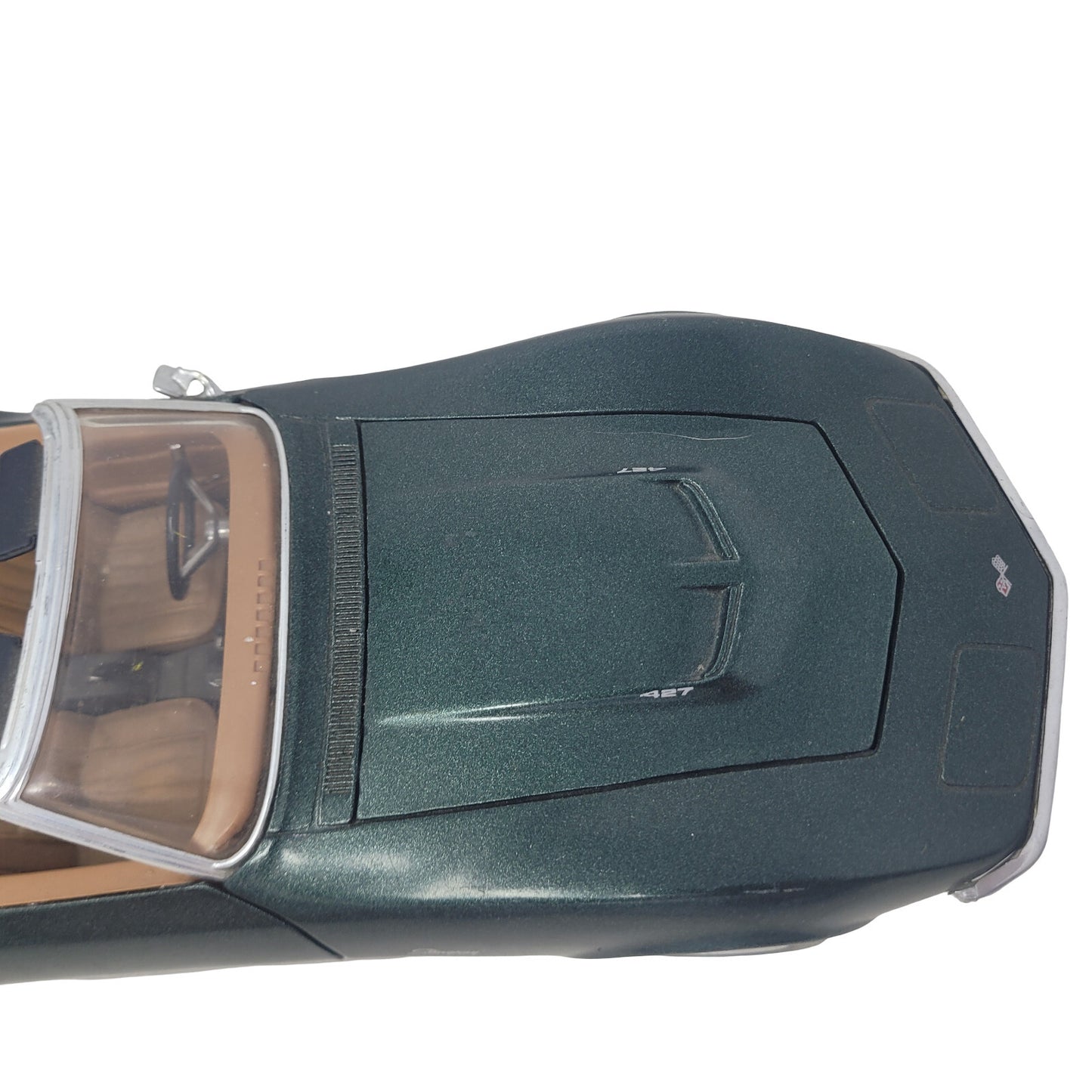 Revell 1969 Chevrolet Corvette Stingray Convertible 1/18 Diecast L89 427 Green - Panic 39