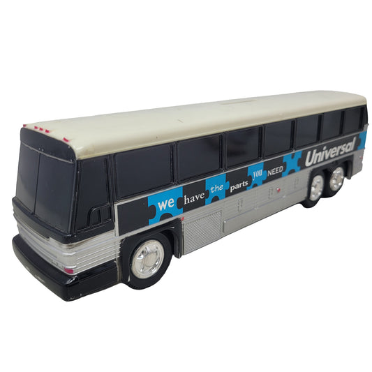 Universal Coach Parts Motorcoach Expo Vintage MCI Bus Plastic Coin Bank 1/50 - Panic 39