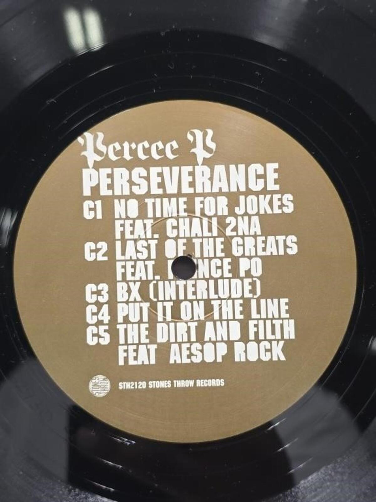 Signed Perseverance Percee P  2007 Stonesthrow RARE 2LP Vinyl Record Autographed - Panic 39