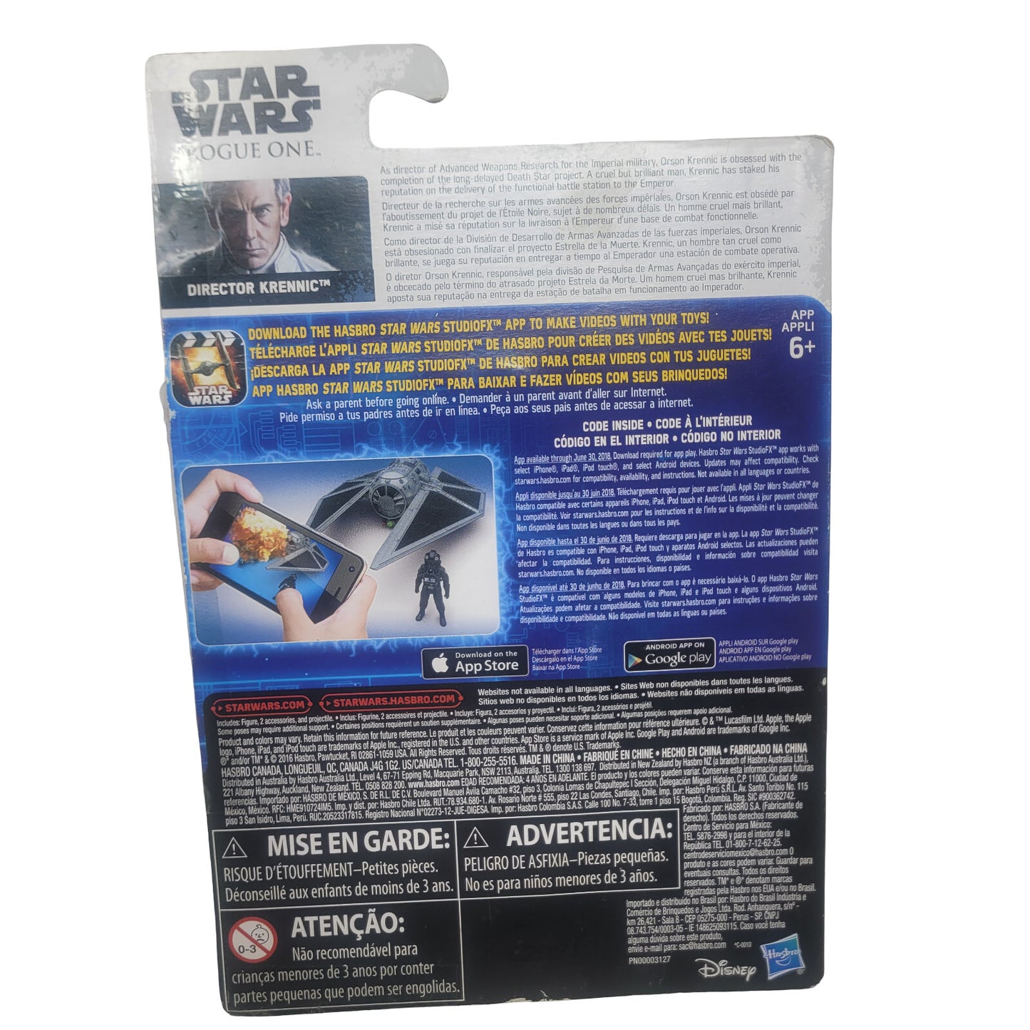 Star Wars Rogue One Director Krennic 3.75 Inch Action Figure Hasbro B7281 - Panic 39
