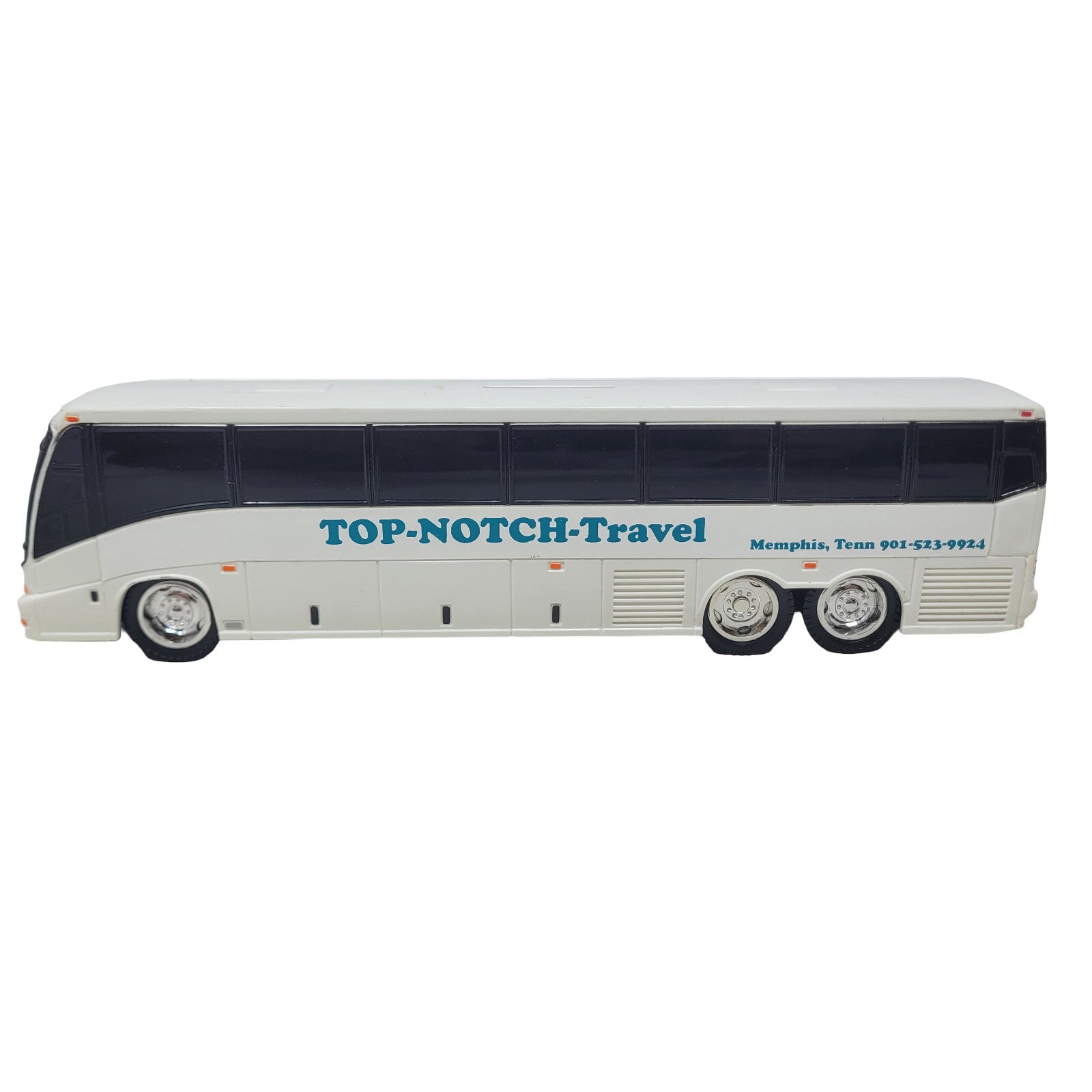 Royal Coach MCI Bus Coin Bank Top-Notch-Travel 2001 Memphis TN Charter Model T21 - Panic 39