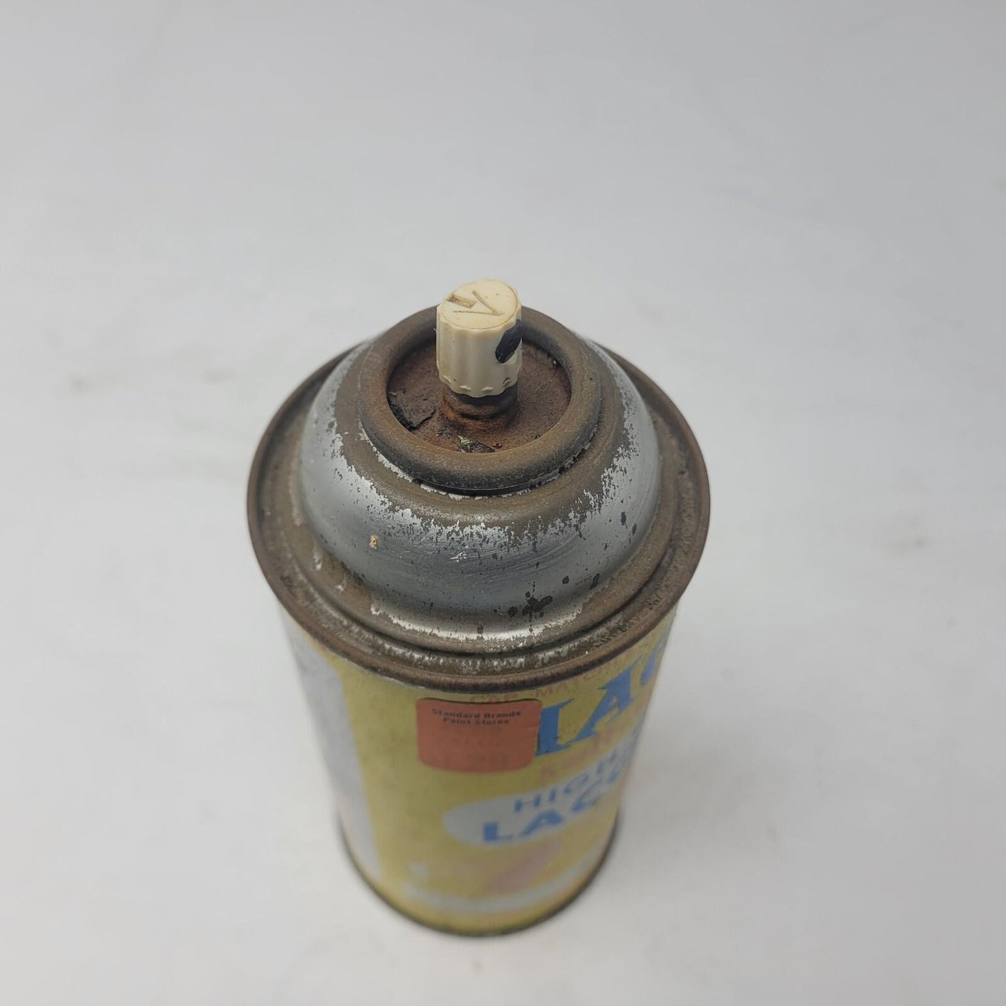 Vintage Spray Paint Can 1960's Magic Self-Spray High Gloss Laquer Clear 12oz