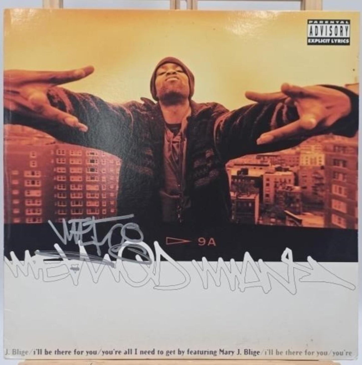 Method Man Signed "I'll Be There For You" Vinyl Autographed Record Wu Tang Clan - Panic 39