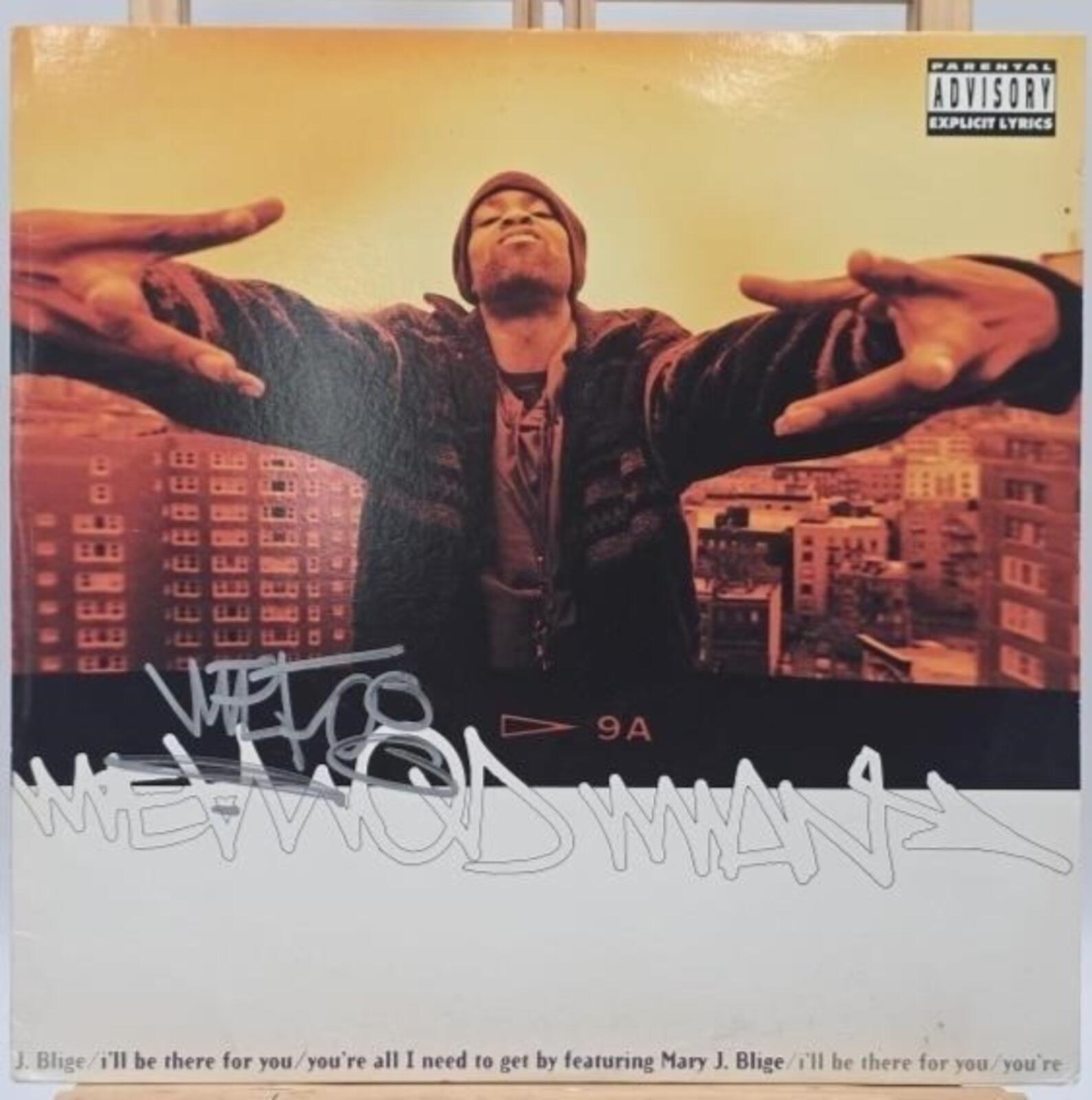Method Man Signed "I'll Be There For You" Vinyl Autographed Record Wu Tang Clan - Panic 39