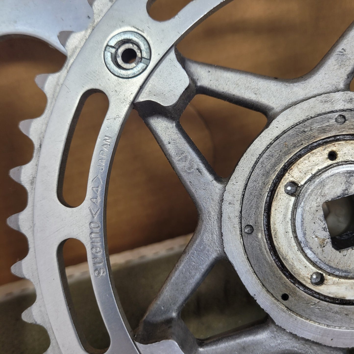 Vintage Houdaille Powercam Crankset 172.5mm Sugino Mighty Competition Boxed 80s
