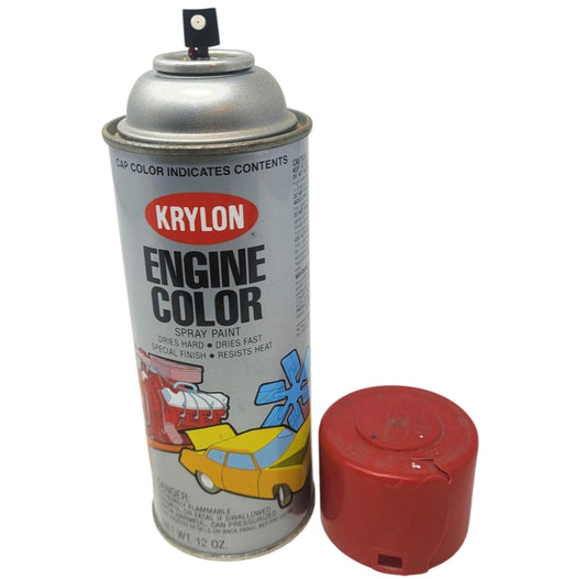 Vintage Krylon Engine Color Spray paint Ford Engine Red 2105 not working