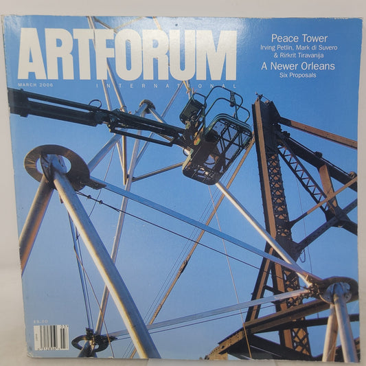 Artforum Magazine March 2006 Peace Tower New Orleans Robert Rauschenberg Art
