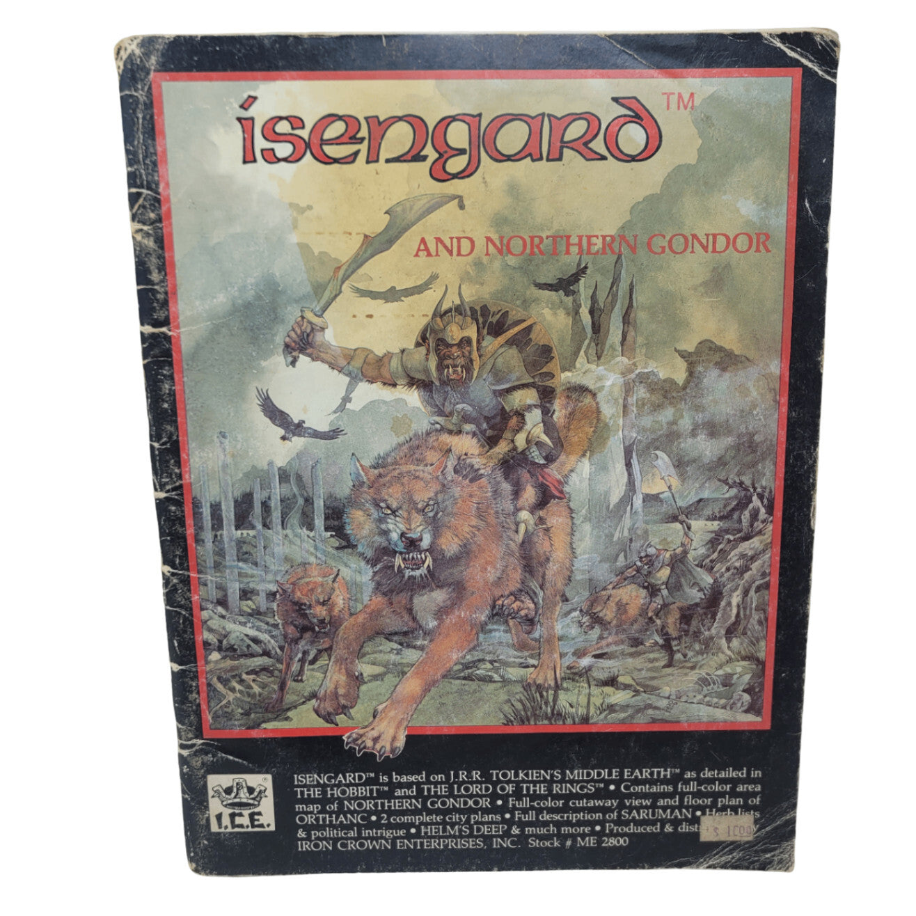 Isengard and Northern Gondor (Middle Earth Role Playing/MERP) With pull out map