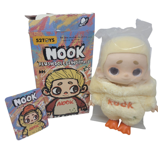 52Toys NOOK Plush Doll Blind Box Series 1 OOTD Cuddly Duckling Figure New - Panic 39
