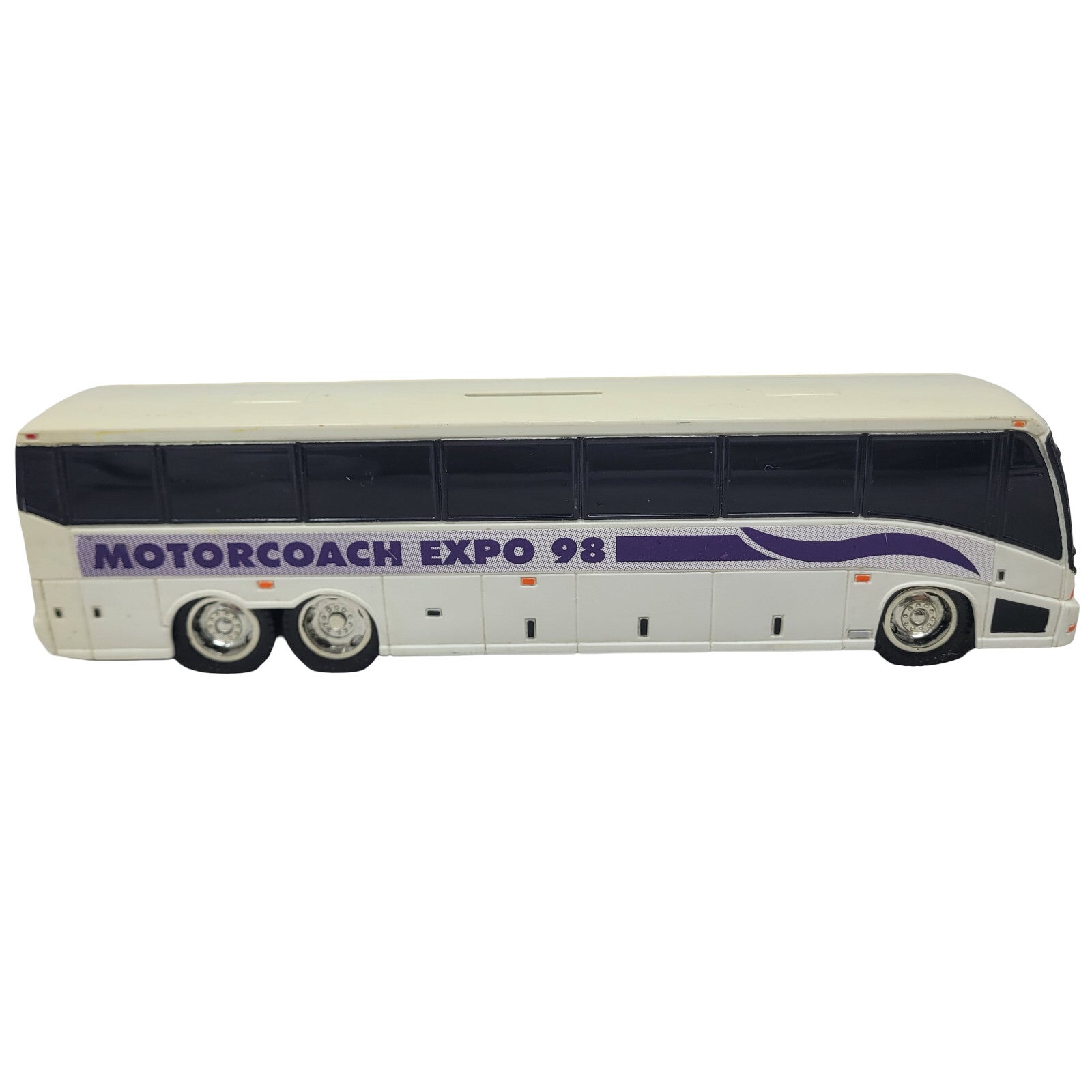 Motorcoach Expo 98 MCI Dina Hausman Universal Vintage Coach Bus Coin Bank - Panic 39