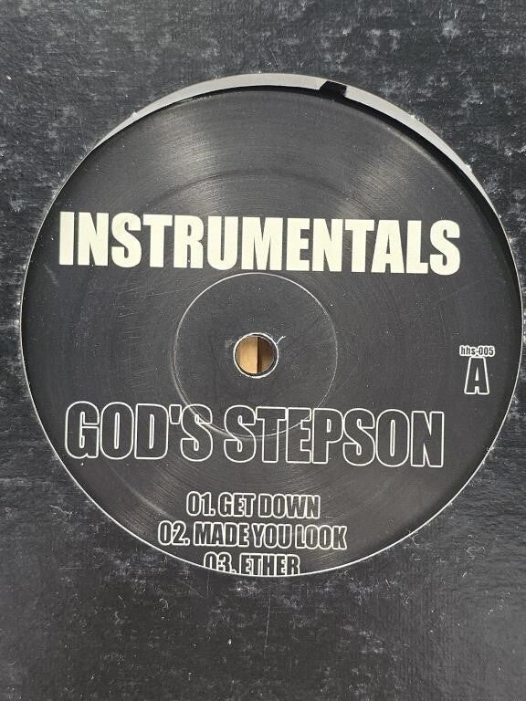 9th Wonder & Nas God's Stepson Instrumentals Vinyl Record God's Son  Rap Hip Hop