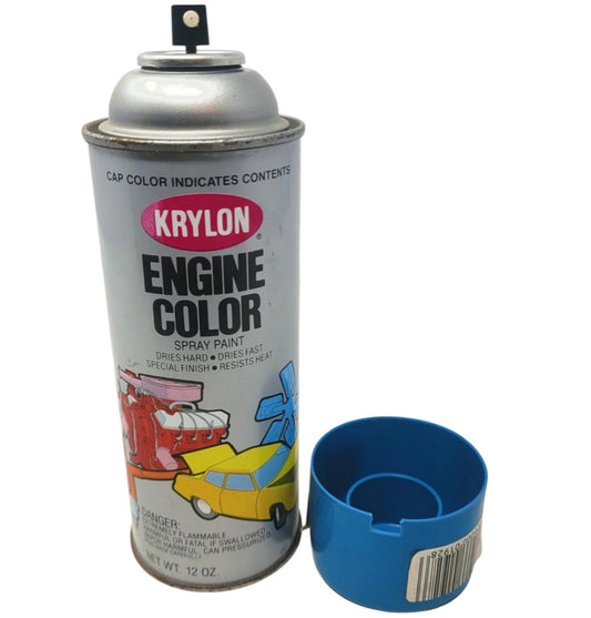 Vintage Krylon Engine Color Spray paint Chrysler Light Blue 1928 not working