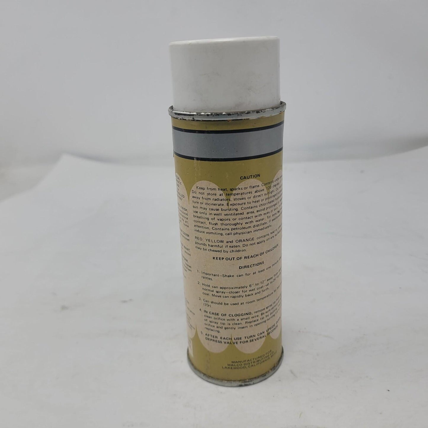 RARE Vintage Elaines Craft-E-Spray Silver 6oz Matte Spray Paint Can