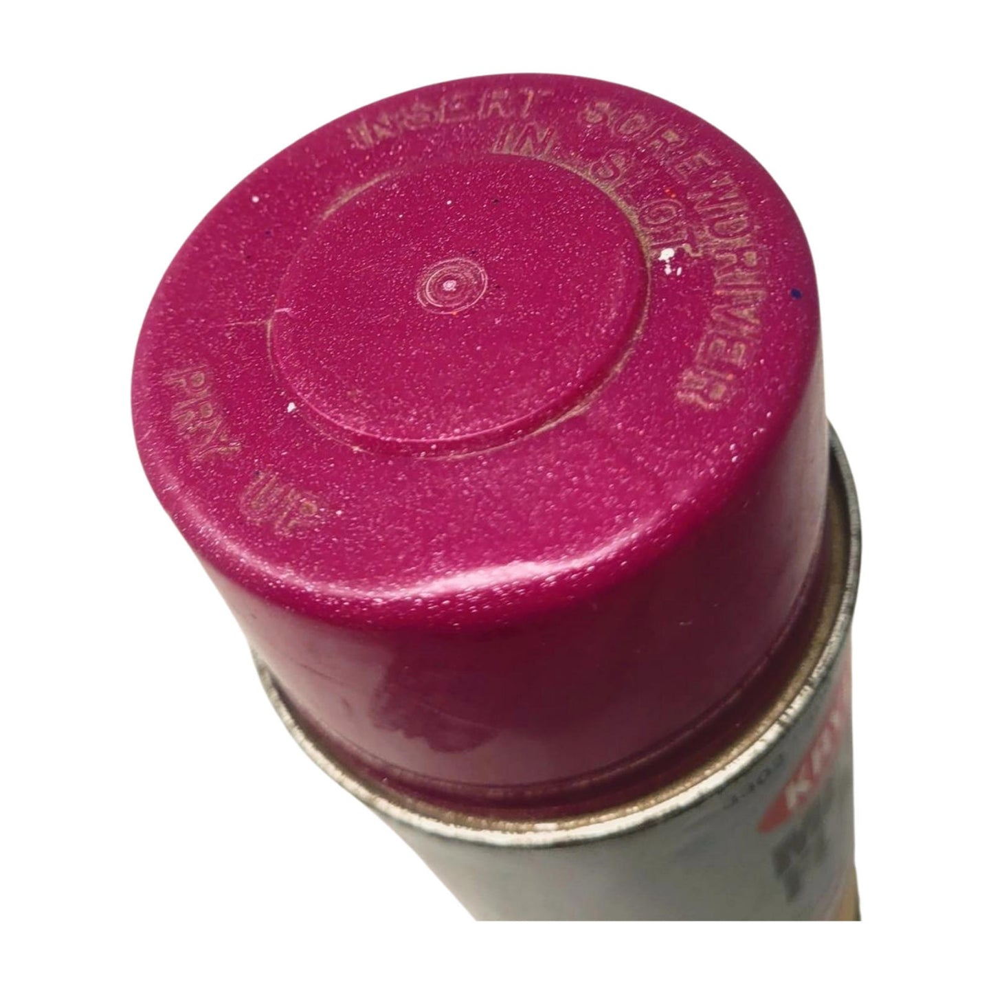 Vintage Krylon Metal Flake Spray paint 3302 "500" Burgundy not working
